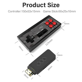 2PC Super Classic PC USB Kontrolieris Krāsains TV Spēles Gamepad Gamestick Džoistiki, Bērniem, Pieaugušajiem,