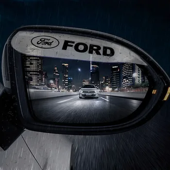 2x Auto Atpakaļskata Spogulī, Uzacu Aizsargs Lietus Pārsegs Ford Escape Kugas Mondeo Ecosport Fiesta Focus2 3 Kodolsintēzes Ranger Explorer