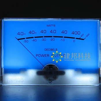 2x TN-105 Classic McIntosh Ezera Ūdens Zilā BLOKA Metru w/Vadītāja Valdes DB Tube Amp Jaudas Novadīšana Dzīvoklis Priekšējo Posmā Audio Apgaismojums