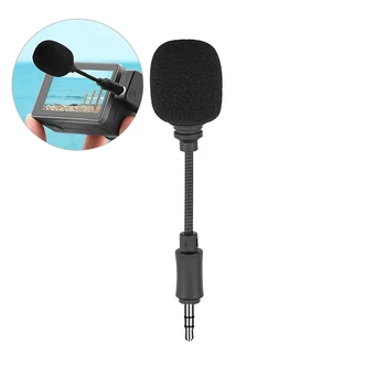 3,5 mm Mini Mikrofons-Line Trīs Stabi Īss Mikrofons DJI OSMO Kabatas Action Camera
