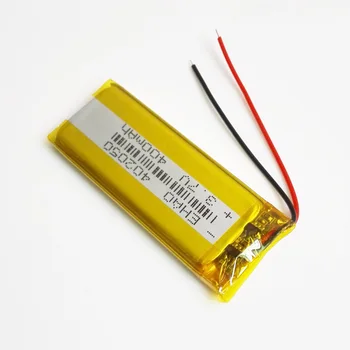3.7 V 400mAh Litija Polimēru litija polimēru Akumulators EHAO 402050 Enerģijas Mp3 GPS PSP Bluetooth