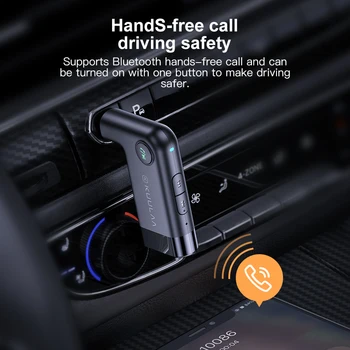 3 in1 Bluetooth Uztvērējs 5.0 aptX LL 3,5 mm AUX Ligzda Audio, Bezvadu Adapteri, lai Auto PC Austiņas ar Mic 3.5 Bluetooth 5.0 Receptoru
