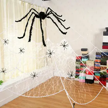 30/50/75 Cm Liels Zirneklis, Kas Izgatavoti No Stieples Un Plīša Bērniem Smieklīgi Joking Rotaļlietas Haunted House Aksesuārus Halloween Dekorēšanai