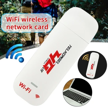 300Mbps 4G LTE USB Modemu, Tīkla Adapteris Ar WiFi Hotspot SIM Kartes 4G Bezvadu Maršrutētāju, Win XP, Vista 7/10 M ac 10.4 IOS