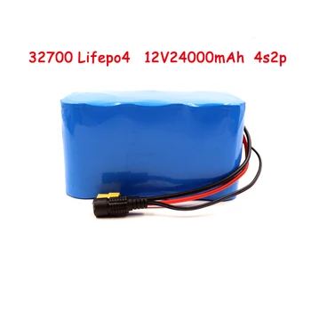 32700 LiFePO4 akumulatoru 12.8 v 12Ah 24Ah 36ah 4S 40A līdzsvaru BMS 12V elektrisko laivu un UPS