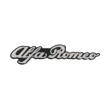 3D Auto Stils Uzlīmes, Alumīnija Emblēma interjera Skaļruņu audio Žetons par Alfa Romeo 156 159 147 8C 4C Giulietta Mito Giulia