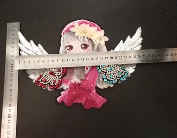 3D Krāsošana ar Dimanta Plāksteris angel girl Kostīmu Apdare DIY Aksesuāri