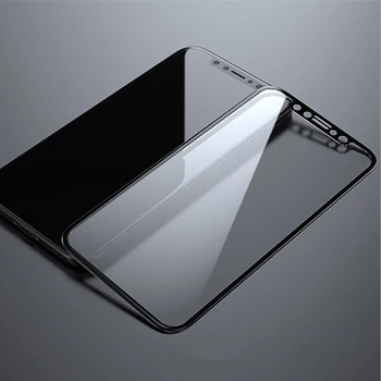 3D Oglekļa Šķiedras Rūdīts Stikls Full Screen Protector For iPhone 12 Mini Pro, Max X XS Max XR 7 8 6 6s Plus 5 5S SE 11 Pro Ekrāna
