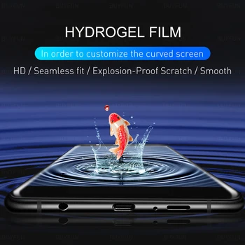 3in1 Ekrāns Atpakaļ Hidrogelu Filmu par Par Huawei Honor 20 Pro Honor20 20pro Honor20pro Kameras Objektīva Aizsargs Nr. Aizsardzības Stiklu