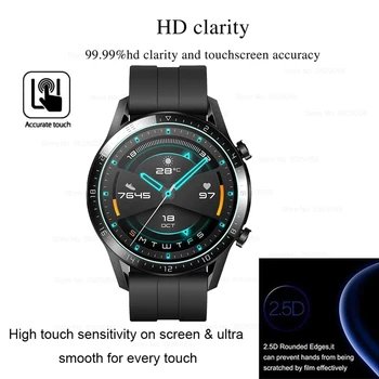 3PCS 9h premium rūdīta stikla huawei skatīties gt gt 2 gt2 46mm smartwatch ekrāna aizsargi, sprādziendrošas filmu piederumi