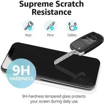 3PCS Aizsardzības Stiklu iPhone 11 12 Mini Pro, Max ekrāna aizsargs, Rūdīts stikls iPhone 6 S 7 8 Plus X XR XS Max Stikla