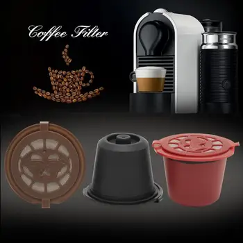 3pcs/iepak Uzpildāmas Atkārtoti, par Nespresso Kafijas Kapsulas Ar Plastmasas Karoti Filtrs Pod Par Sākotnējās Līnijas, Siccsaee Filtri