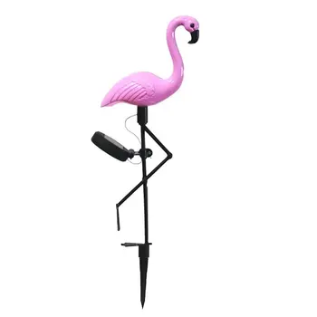 3PCS Led Flamingo Ūdensnecaurlaidīga Saules Zālienu Gaismas Āra Dārza Dekorēšana Gaismas Dārzs Grīdas Ar Ainavu Gaismas