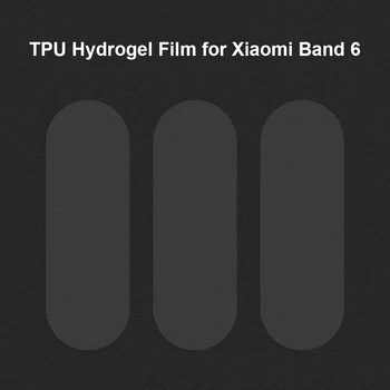 3pcs TPU Ekrāna aizsargplēvēm par Xiaomi Mi Grupa 6 Smart Skatīties Aproce Displeja Aizsargs Vāciņu