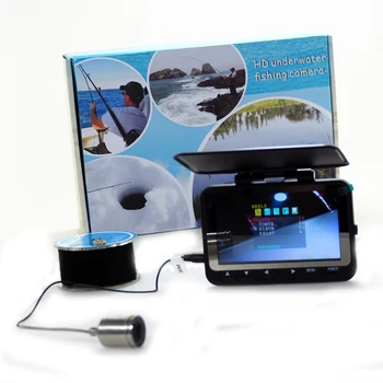 4.3 collu Zvejas Kamera 1000TVL HD Zemūdens Kameru 8pcs IS LED Fish Finder Ūdensizturīgs Ledus Zvejas Kamera ar Platleņķa WF06