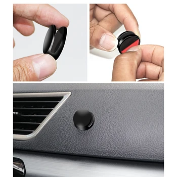 4/5PCS Mini Auto Āķi Organizators Auto Klipus Uzglabāšanas Pakaramais USB Kabelis, Austiņas Atslēgu Glabāšanai Auto Līmi Āķis Auto Piederumi