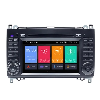 4 GB 2 din Auto DVD Atskaņotājs Mercedes Sprinter W906 Benz B200 A B Class W169 W245 Viano VitoW639 Radio Multimeida GPS Navigācijas