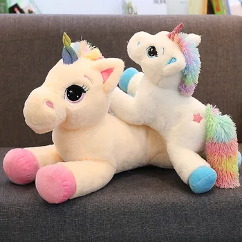 40-110cm Unicorn Plīša Rotaļlietu, Mīksto Pildījumu Karikatūra Mītisko Dzīvnieku Spilvens Pegasus Lelles Zirgu Augstas Kvalitātes Dāvanu Kritums Shiping