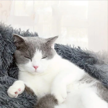40CM Mīksta Plīša Kārtas Suņu kaķu Gulta dziļa miega pet ligzdu Mazgājams Ūdensizturīgs Pet Cat House Suns Elpojošs Dīvāns