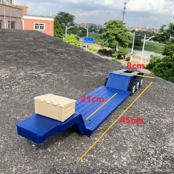 45cm 1:32 Mēroga Kravas automašīnu Modeli Lējumiem Rotaļlietas Modifikācijas Skatuves Piederumi Piekabes Transportlīdzekļu Satiksmes Transporta Scenāriju Displejs