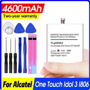 4600mAh TLp029A2 TLP029A2-S, par Alcatel One Touch Idol 3 I806 OT-6045F OT-6045Y AM-H200