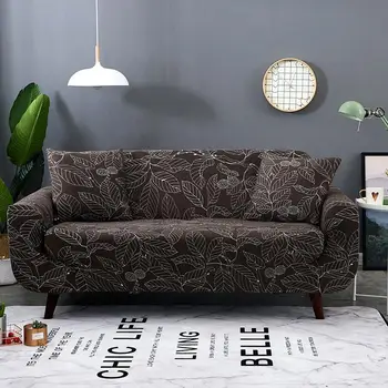 47 Mūsdienu Modes Svītru Elastīgs Spēkā Dīvānu Komplekts Vienkārši Drukāt, Lai Dzīvo, RoomTight Wrap Antislip Universālā Inclusive Sofa Cover