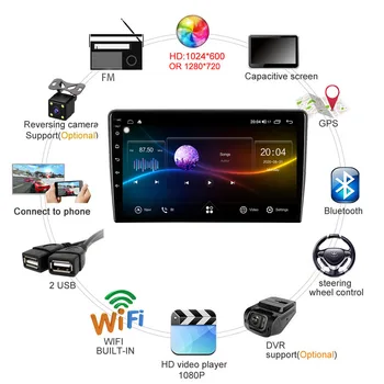 4G LTE Android 10.1 Priekš Mazda BT50 2 2012 2013 - 2018 Automašīnas Radio Multimediju Video Atskaņotājs Navigācija GPS RDS ne dvd
