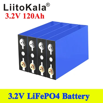 4gab LiitoKala 3.2 v 120ah lifepo4 baterijas kategorijas lifepo4 saules transportlīdzekļa glabāšanas 12v 24v 36V 48V baterijas ES ASV NODOKĻU BEZMAKSAS