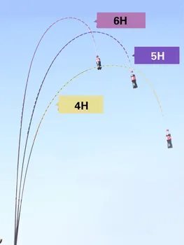 4H 5H 6H Super Grūti Karpu Zvejas Pole Augsta Oglekļa makšķeri Rokā Olta 3.6 m-6.3 m Zvejas Canne De Pesca makšķeres