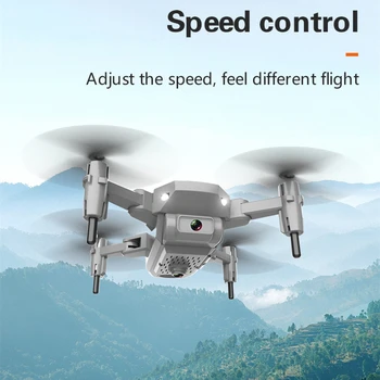4K Dual Kameras Slēdzis RC Dūkoņa Gaisa Spiediena Augstums Turiet Žestu Kontroles APP-RC WiFi Reālā Laika Pārraidi Locīšanas Quadcopter