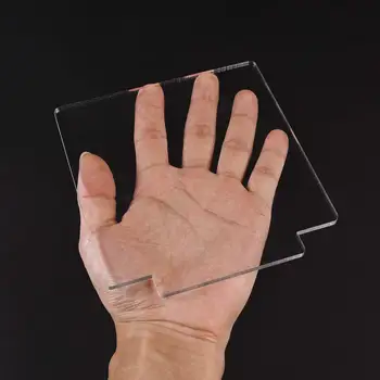 4Pack Akrila Loksnes Skaidrs, Liets organiskā stikla Kārtu Panelis Bieziem (4mm) LED Gaismas Bāzes Pazīmes DIY Reklāmas Projektu Amatniecības 150x130mm