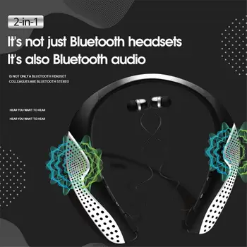 5.0 Bezvadu Bluetooth Austiņas Kakla-uzstādīts Sporta Bluetooth Skaļruni Stereo Spēle Call Bezvadu Austiņas Bluetooth