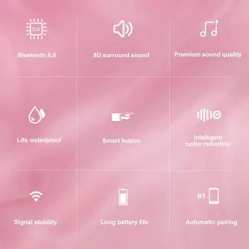 5.0 Bluetooth Salokāms Uzlādējamais Bezvadu Austiņas HiFi Skaņas Austiņas 3D Stereo Salokāms Sporta Austiņu Mikrofonu Austiņas