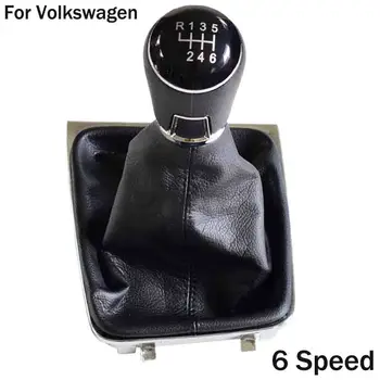 5/6 Ātrumu Manuālā Pārnesumu Pārslēdzēju Rokturi Pārslēdzēju Stick Gaiter bagāžas nodalījuma Pārsegs VW Golf 7 MK7 2013 2016 2017