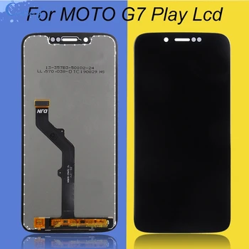5.7 collu Catteny Oriģinālu Par MotoRola Moto G7 Spēlēt LCD XT1952 Displejs, Touch Panel Ekrānu Digitizer Montāža Bezmaksas Piegāde