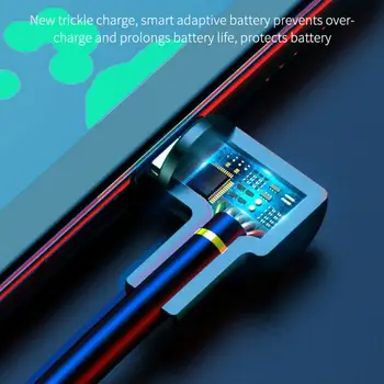 5.A USB C Tipa Lādētāju, Datu Kabeli, Ātrās Uzlādes VEIDU-C Elkoņa Datu Sinhronizācijas Kabelis Huawei P30 Samsung S10 Xiaomi Izturīgs Maksas