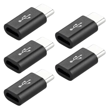5 GAB. Gudrai Produktu Piederumi Izsmalcinātu Mazo un Mikro USB-C Tips-C USB 3.1 Datu Uzlādes Adapteri Ērti Vispārīgi