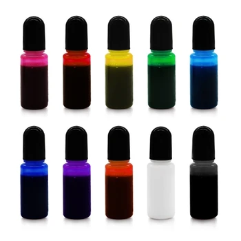 5 Krāsas, Epoksīda Sveķu Pigmnet Komplekts Caurspīdīga Epoksīda UV Sveķu krāsas Krāsu Pigmentu, Sveķi, Krāsvielas Krāsu Izbalēšanu Izturība