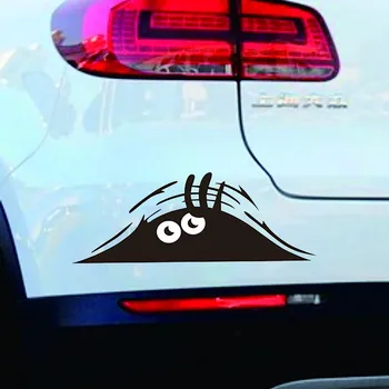 50@ Smieklīgi M^onster Peeking Sienām Auto Auto Windows Vinila Decal Auto Grafiskais Uzlīmes, Auto Uzlīmes, Piederumi