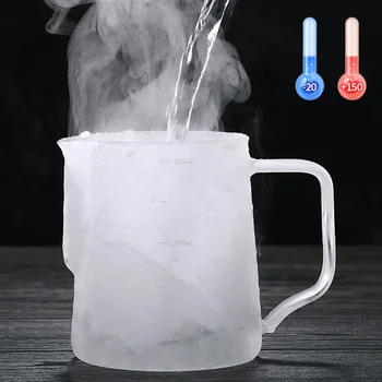 500ml Stikla Mērīšanas Kauss Sabiezēt Putošanas Krūzi Tasi Espresso Kafijas Piena Mērīšanas Kauss DIY Cepšanai Virtuves Aksesuāri