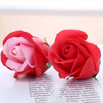 50gab 3-slāņu Imitētu Rožu Aromātisks Ziepes, Puķu Ziemassvētki Valentīna Dzimšanas dienas Dāvana