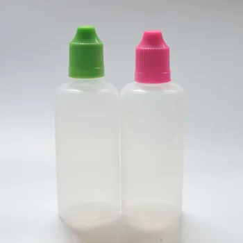 50gab 60ml Plastmasas Pudeles Pilinātāju Tukšs 60CC Adatu Vail Ar bērnu aizsardzībai paredzētām Klp Un Garu, Tievu Padoms