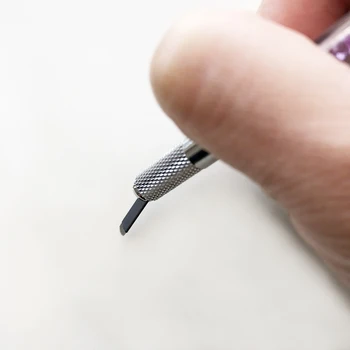 50gab Nano 0.18 mm 9 11 12 14 U Pastāvīgais Uzacu Grims flex Tetovējums Adatas Asmens Microblading lamina asmens Aguļaša Tebori