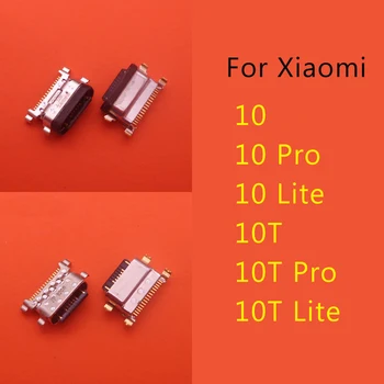 50gab Par Xiaomi Mi 10 10T / 10 10T Pro / 10 10T Lite C Tips Micro Mini Usb Savienotājs Ligzda Ligzda Uzlādes Ports
