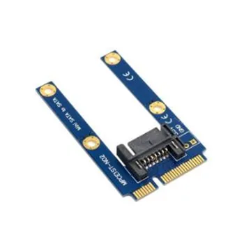 50mm Mini PCI-E mSATA SSD SATA 7pin Cietā Diska PCBA Paplašinājuma Adapteris