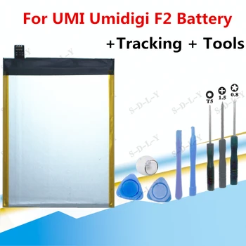 5150mAh Par UMI Umidigi F2 Akumulatora Bateria AKKU Augstas Kvalitātes Rezerves Akumulatoru Umidigi F 2 Mobilais Tālrunis +Izsekošanas + Instrumenti