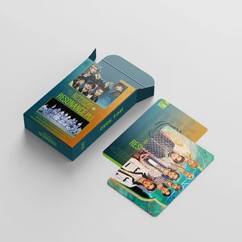 54Pcs/Set Kpop NCT Lomo Kartes 2020. gadam REZONANSES Jaunu albumu, Foto Kartes Ventilatori Kolekcija NCT Photocard HD Augsta Kvalitāte