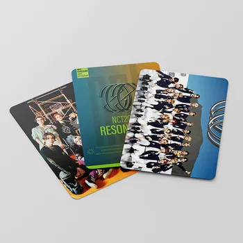 54Pcs/Set Kpop NCT Lomo Kartes 2020. gadam REZONANSES Jaunu albumu, Foto Kartes Ventilatori Kolekcija NCT Photocard HD Augsta Kvalitāte