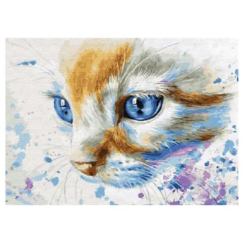 5D jaunu full dimanta karikatūra starpzvaigžņu kaķis dimanta gleznu izšūšana apdare, mājas apdare