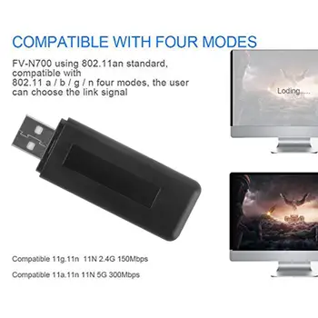 5G WIS12ABGNX WIS09ABGN 300Mbps Bezvadu Wifi Adapteri, WLAN, Lan, USB Adapteri Portatīvo DATORU Wifi Audio Uztvērēju Samsung Smart TV